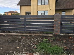 Забор жалюзи 72 метра фото в Ожерелье